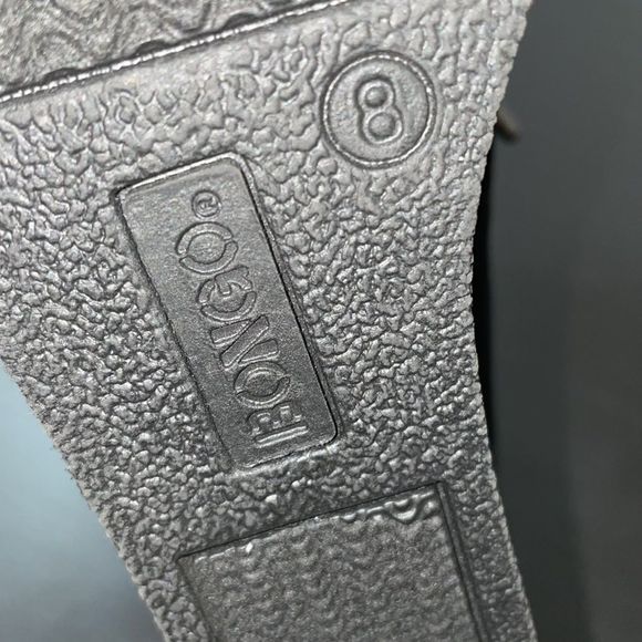 BONGO Black Women's Maddie Wedge Lace Up Ankle Booties Size 8 - Picture 7 of 9